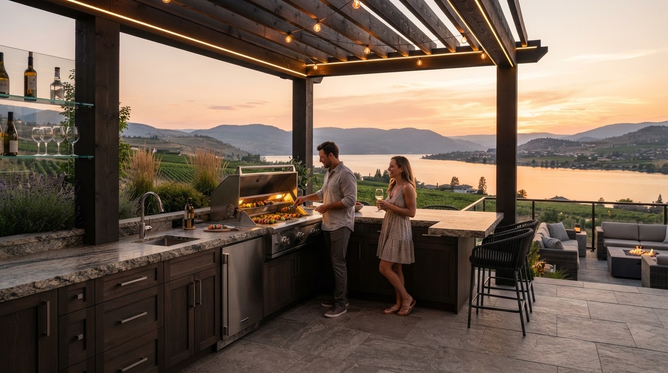 Designing an Outdoor Kitchen for Okanagan Entertaining