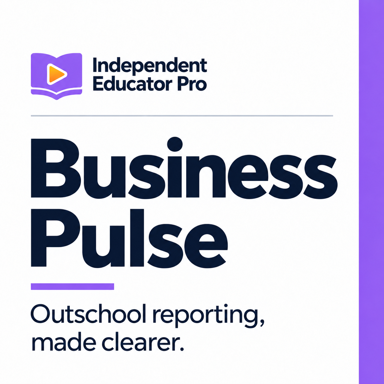 IEPro Business Pulse - Outschool reporting, made clearer