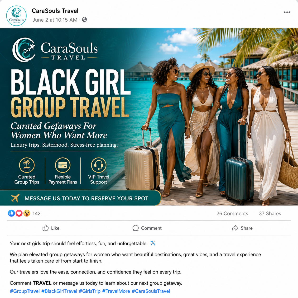 CaraSouls Group Travel