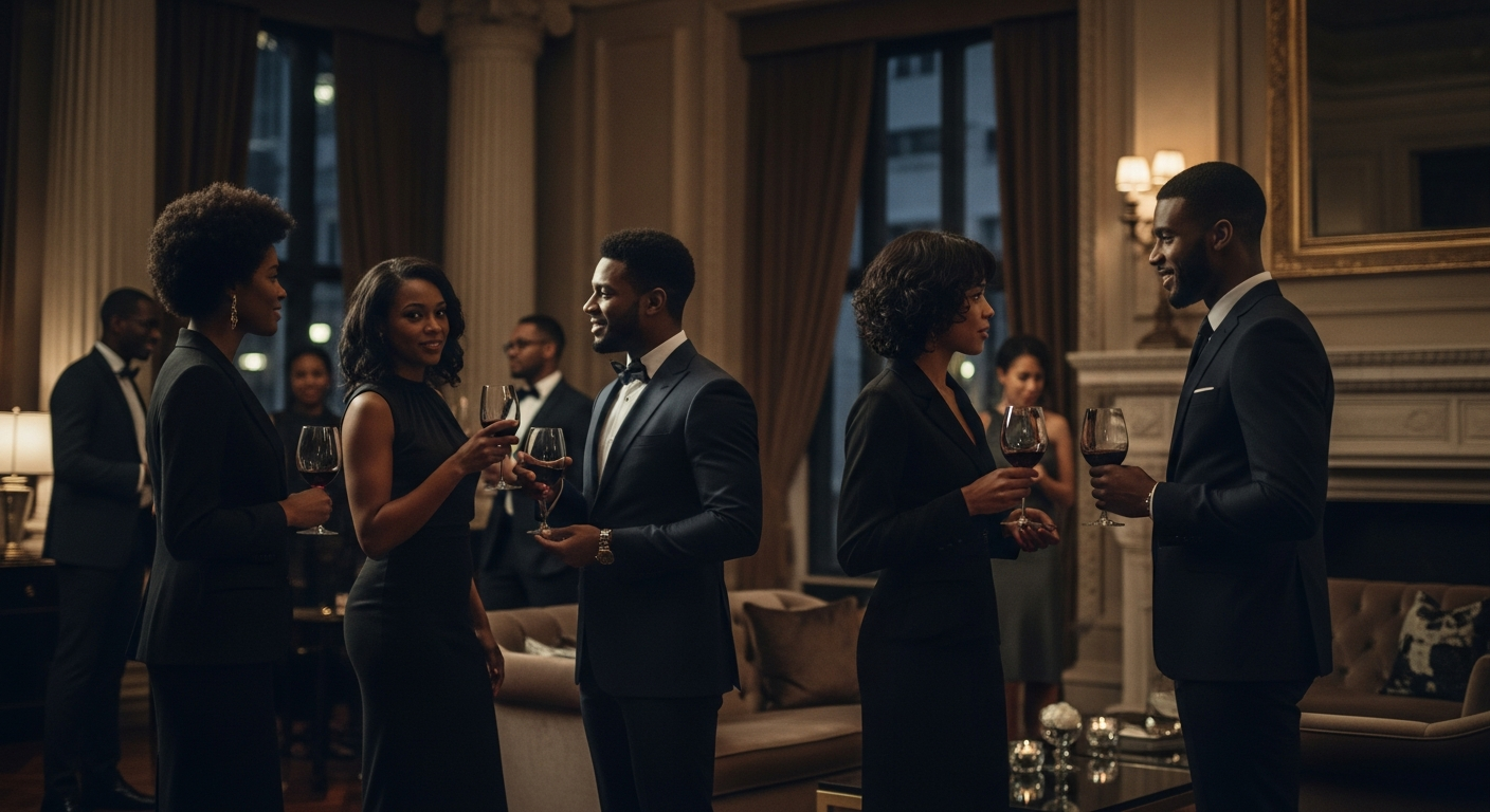 Elite Professionals Mingling