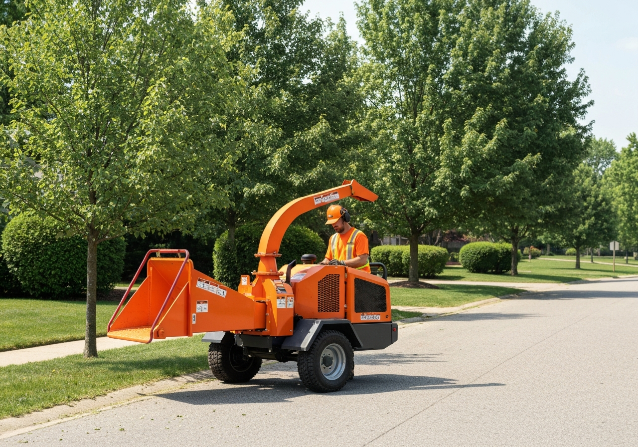 Glass Cities Tree Service Team Working