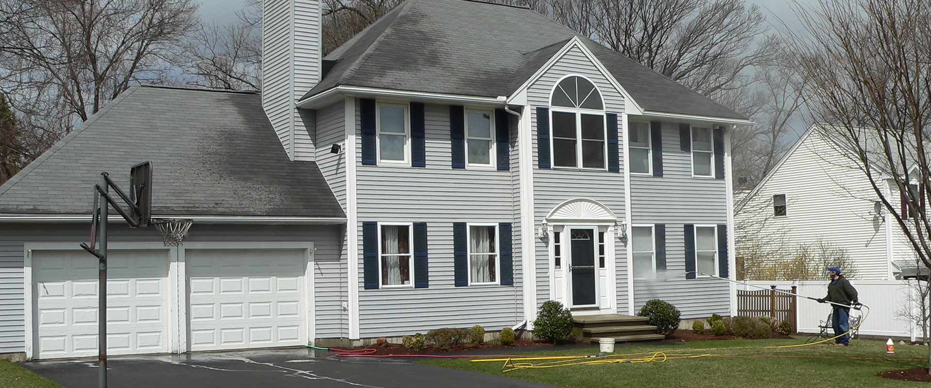 Professional house washing in Massachusetts
