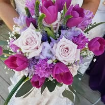 Purple and lavender bouquet