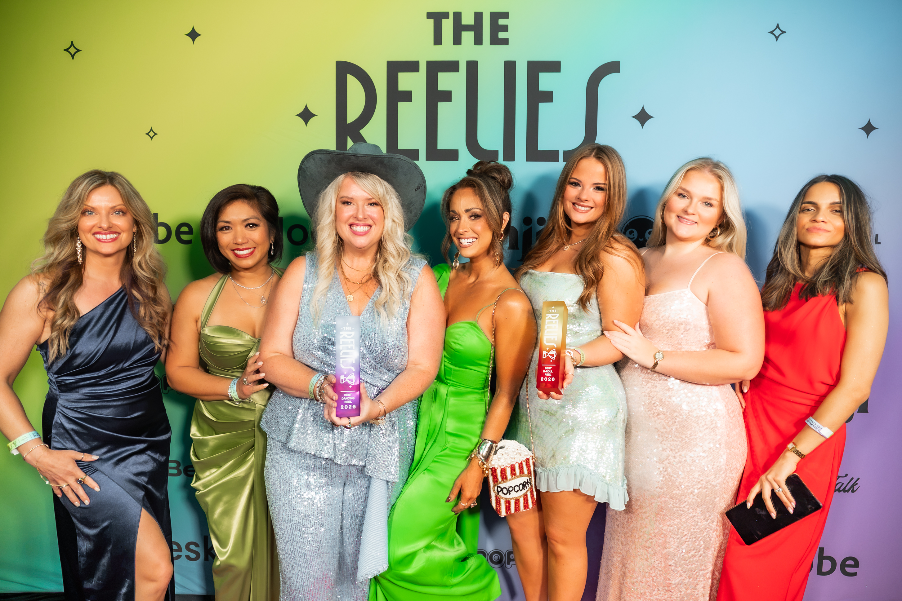 Socially Stetson team celebrating 3x Reelies Award Win