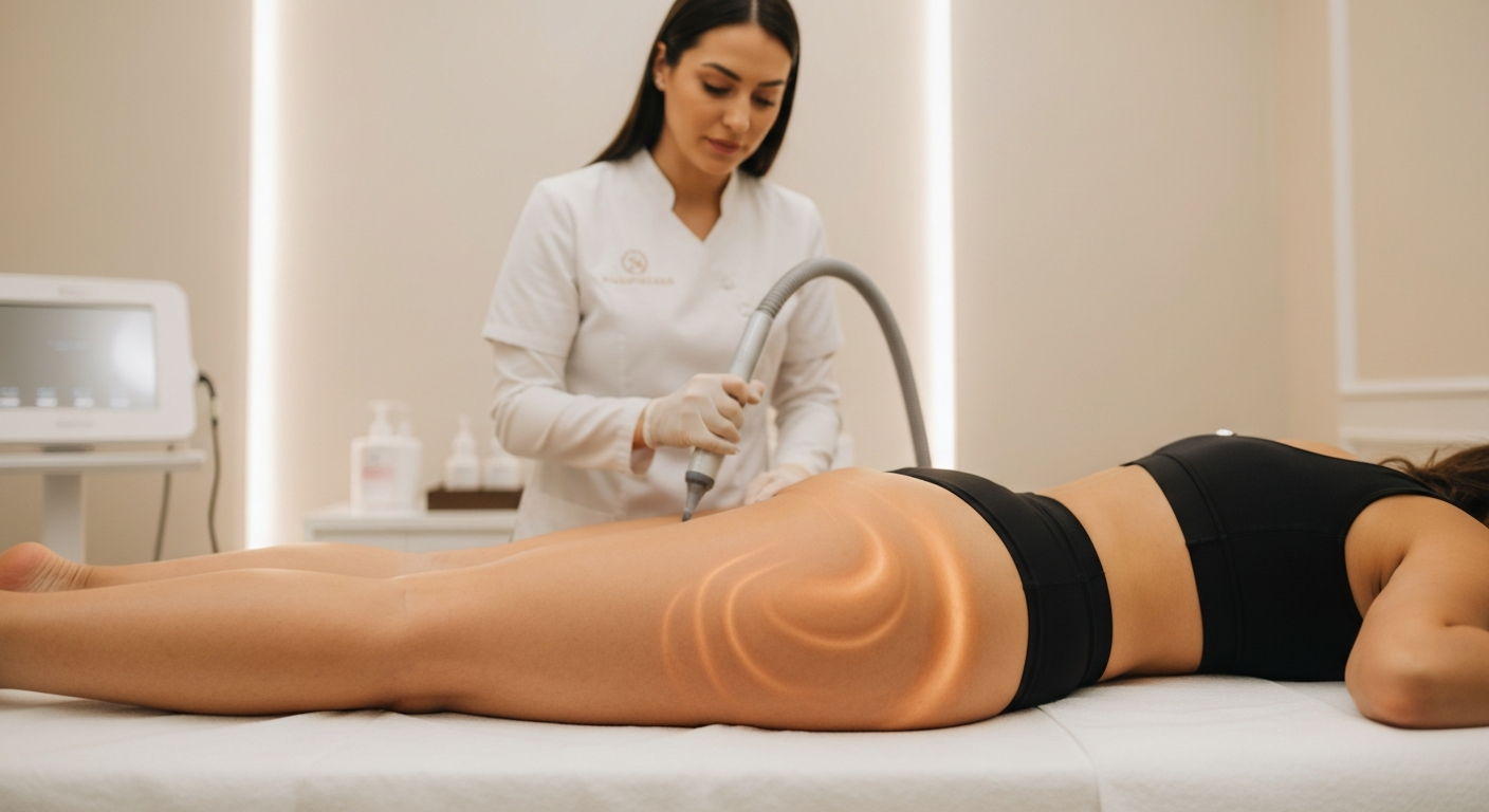 Back thigh fat melting and banana roll reduction at Body Empire Mississauga