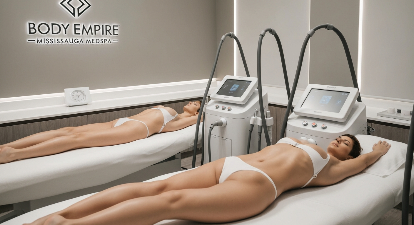 Glute cellulite removal treatment at Body Empire Mississauga