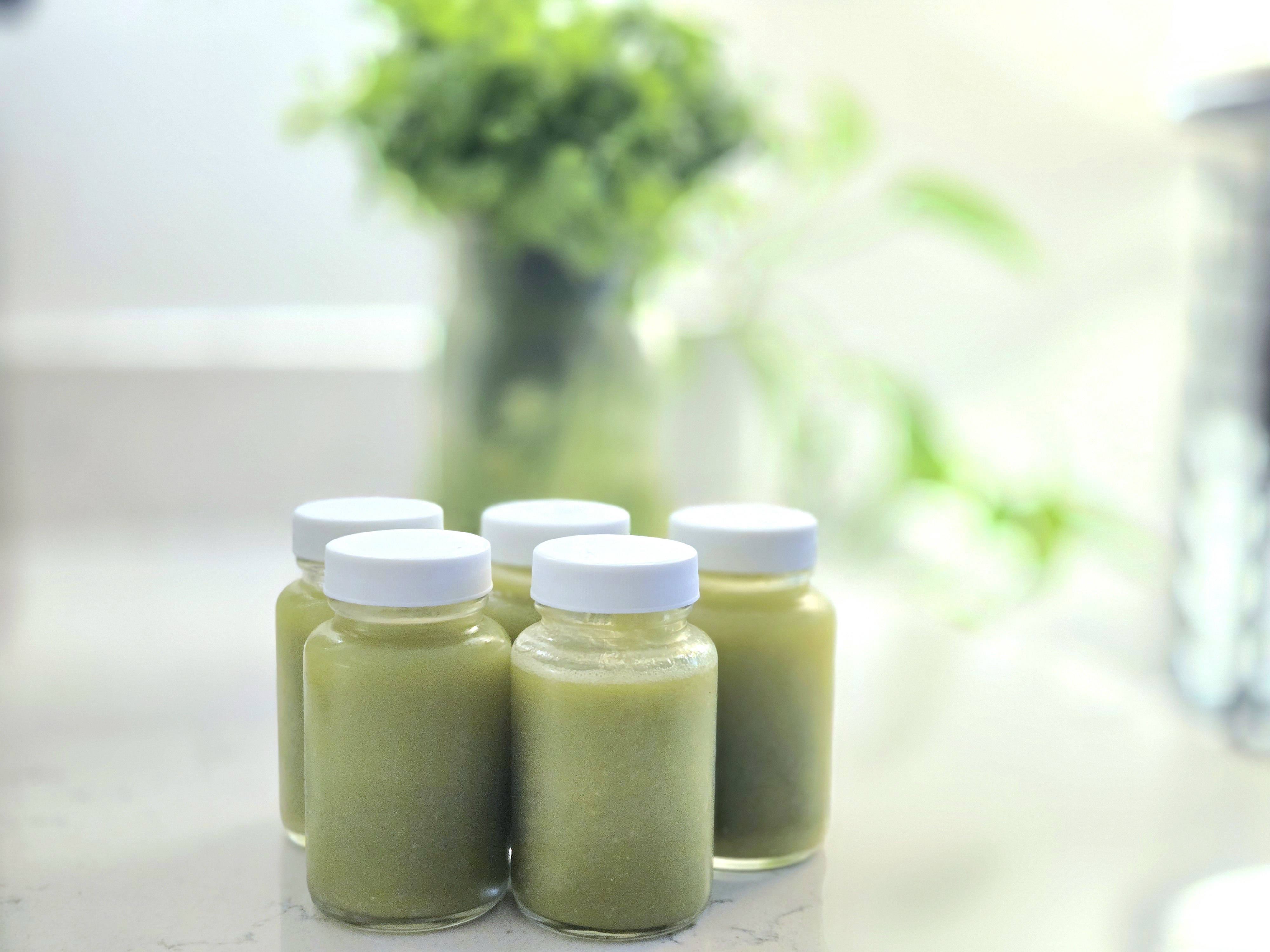 Green Detox Drink in Jars