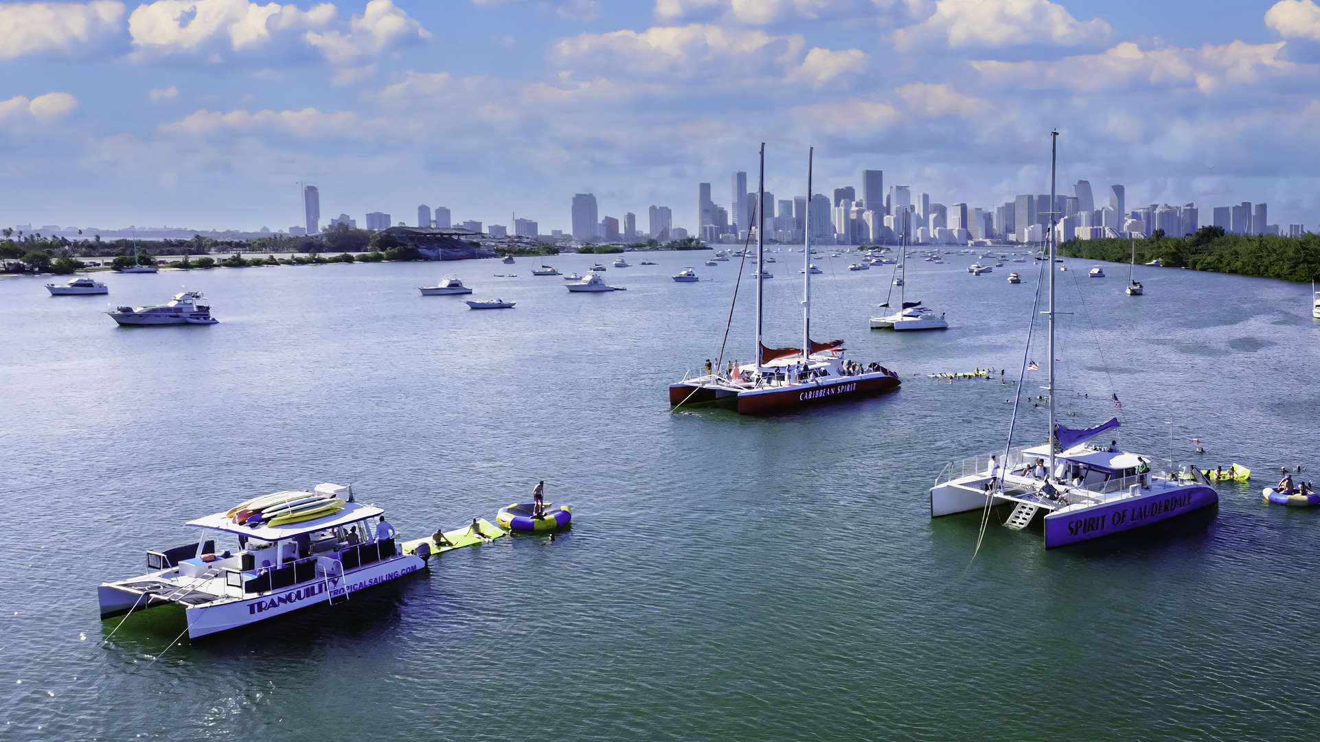 Tropical Sailing catamaran sailing