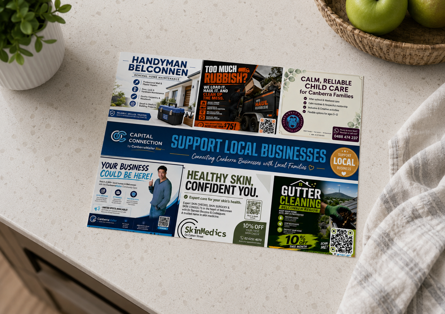 Capital Connection Postcard Mockup