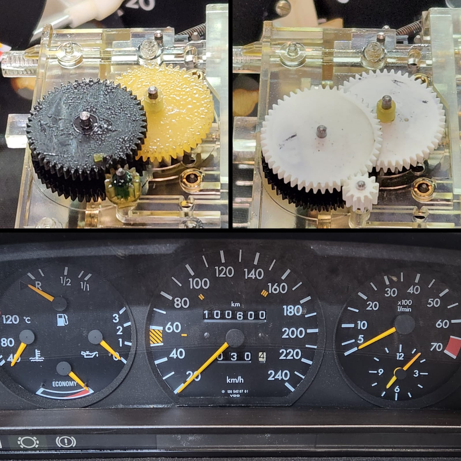 Mercedes W126 Odometer