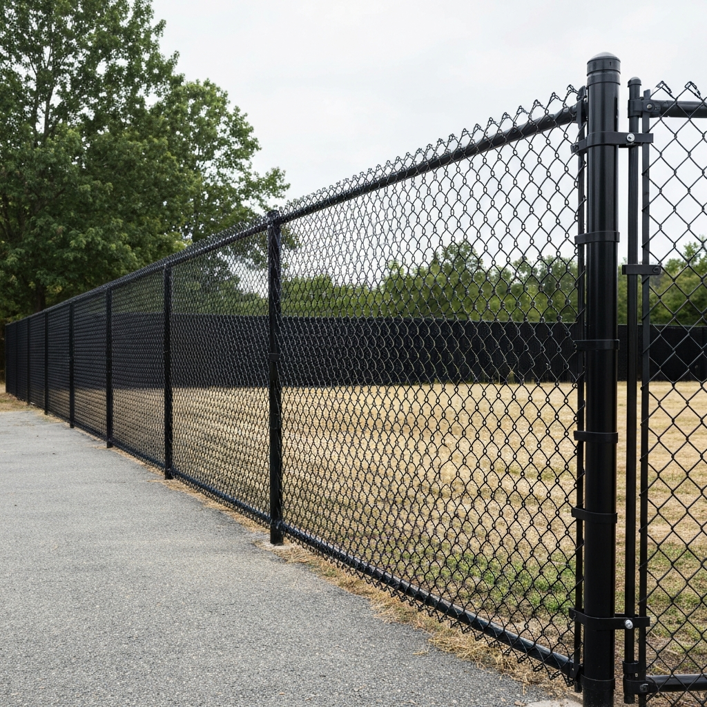 Black Vinyl Chain Link
