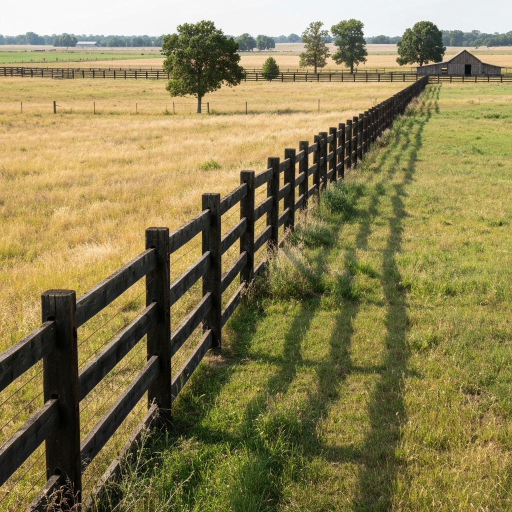 Ranch Rail Fence