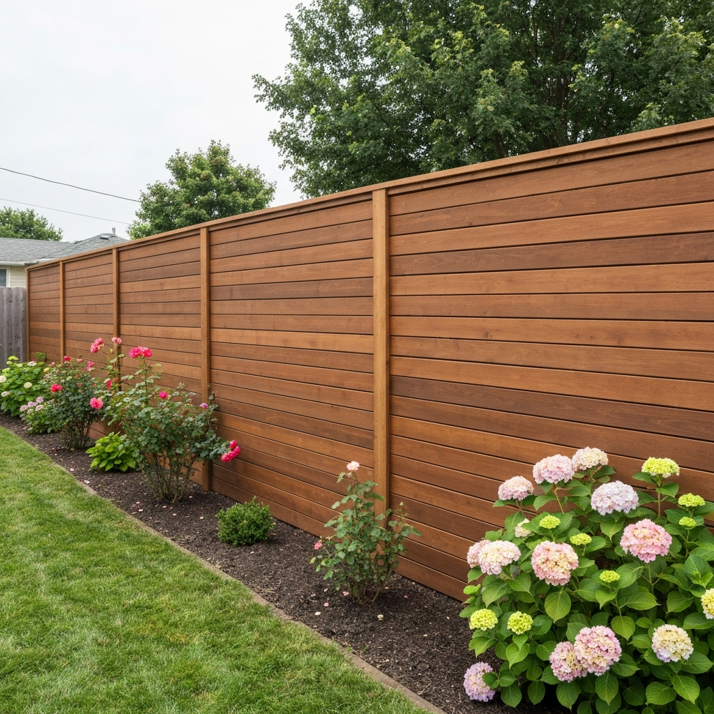 Wood Privacy Fence