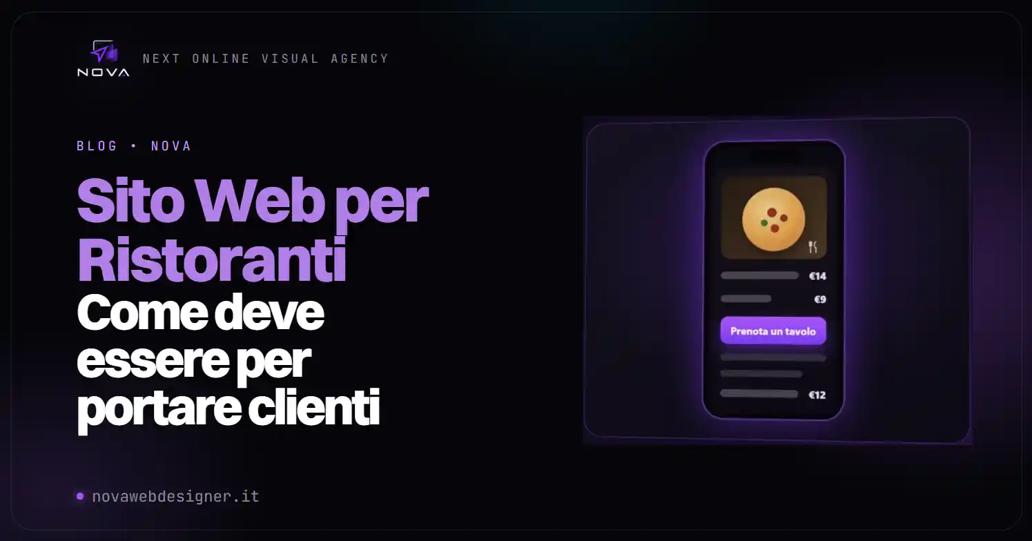 Sito web per ristoranti: come deve essere fatto per portare clienti
