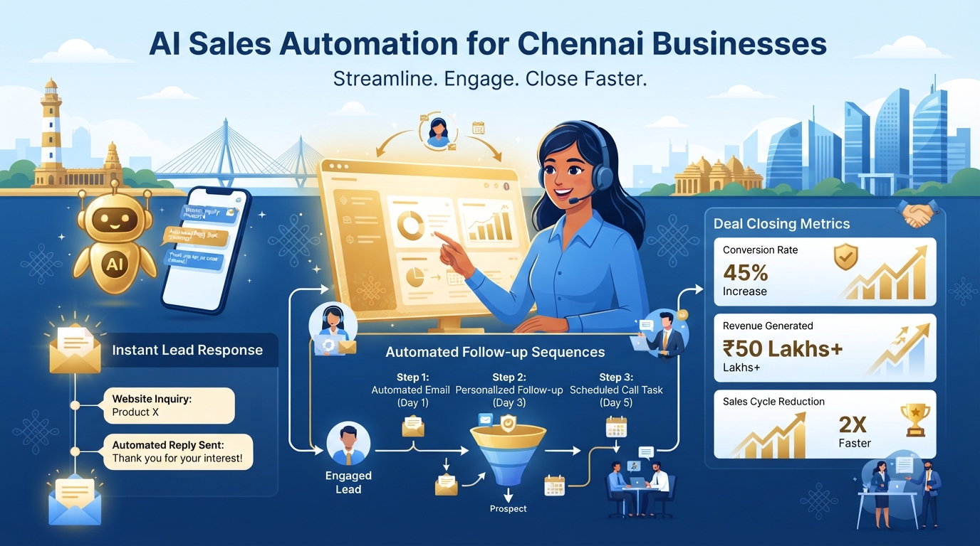AI Sales Automation in Chennai: Close More Deals Without Increasing Your Sales Team