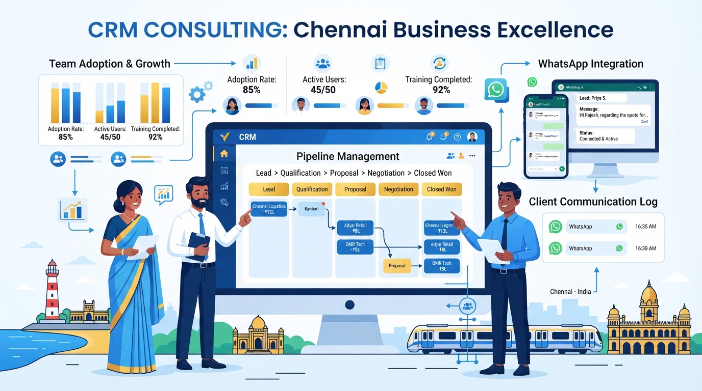 CRM Consulting in Chennai: How to Choose, Set Up, and Actually Use a CRM That Grows Your Business