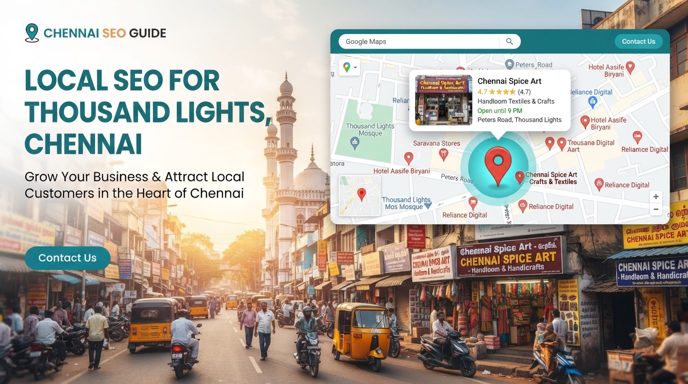 Local SEO Thousand Lights Chennai: Show Up on Maps (2026)
