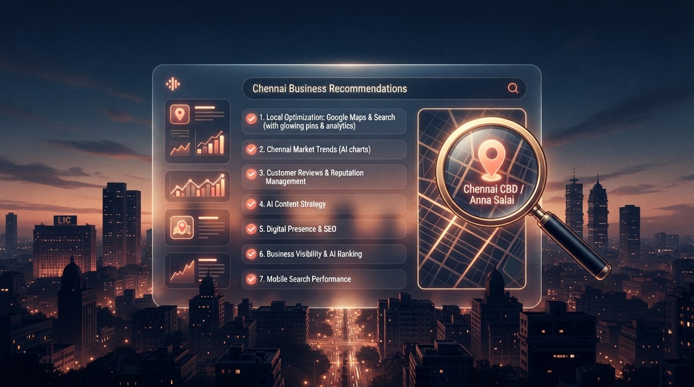 Chennai Business in AI Search Recommendations: 7-Point Test