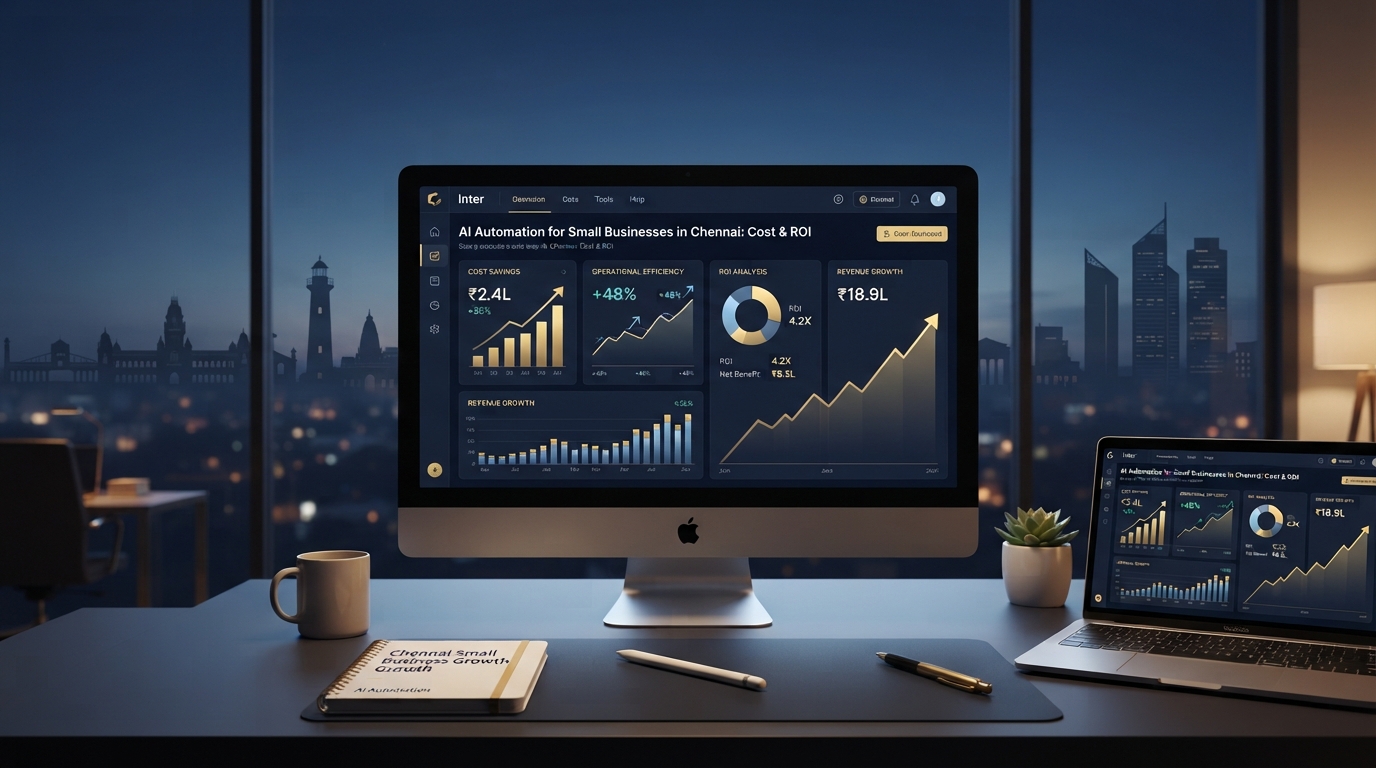 How much does AI automation cost for a Chennai small business and what ROI to expect in 2026 AI automation cost and ROI for small businesses in Chennai — pricing breakdown and return on investment guide