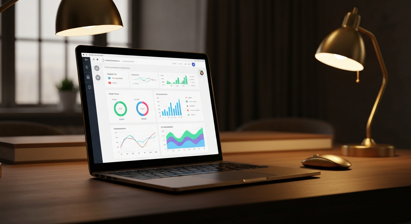 E-commerce digital marketing analytics dashboard