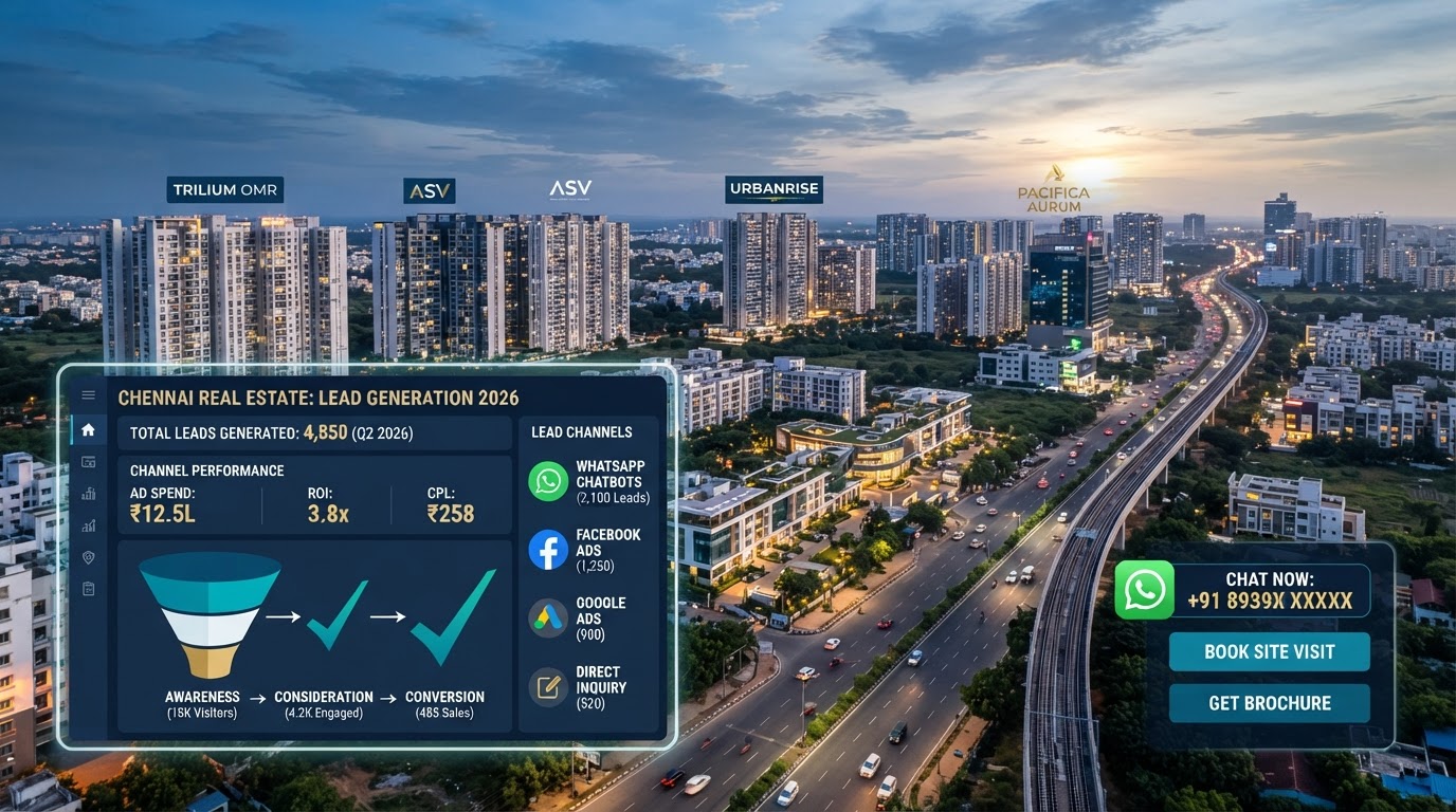Real Estate Lead Generation in Chennai: Which Channels Work in 2026