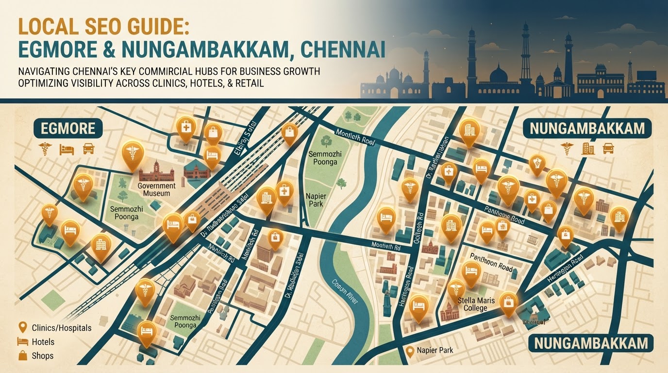 Egmore & Nungambakkam Local SEO: Clinics, Hotels, Shops