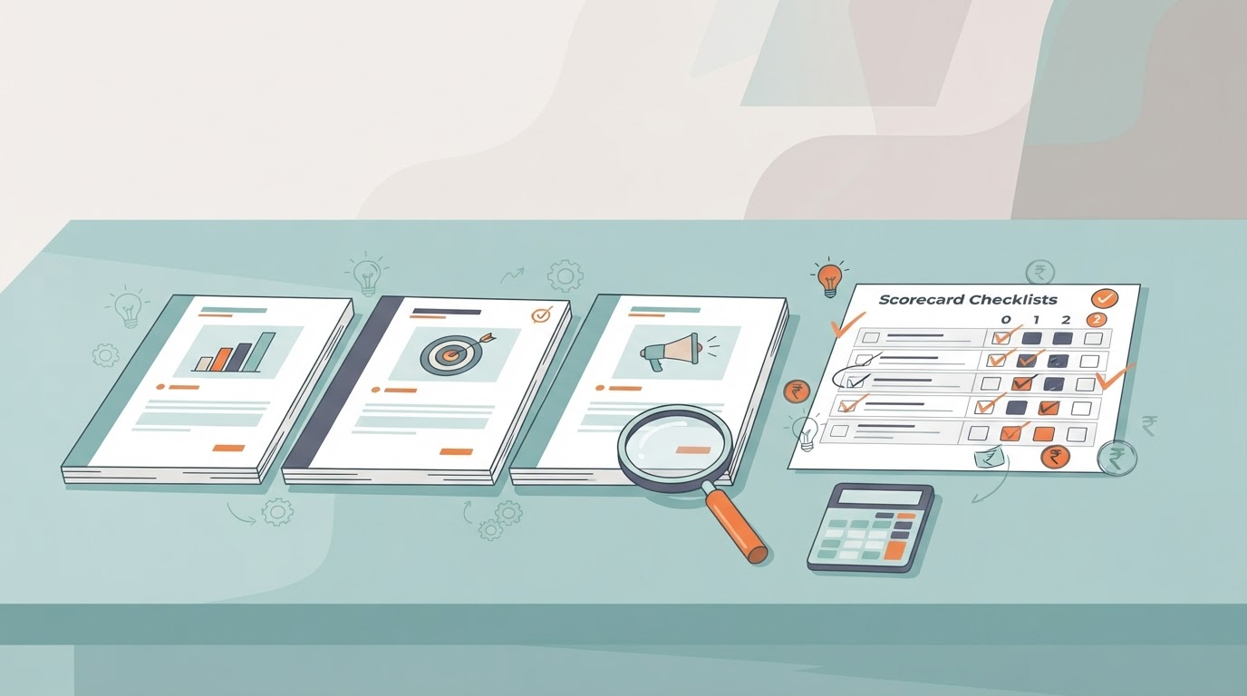 Compare Digital Marketing Agency Proposals Chennai: Scorecard