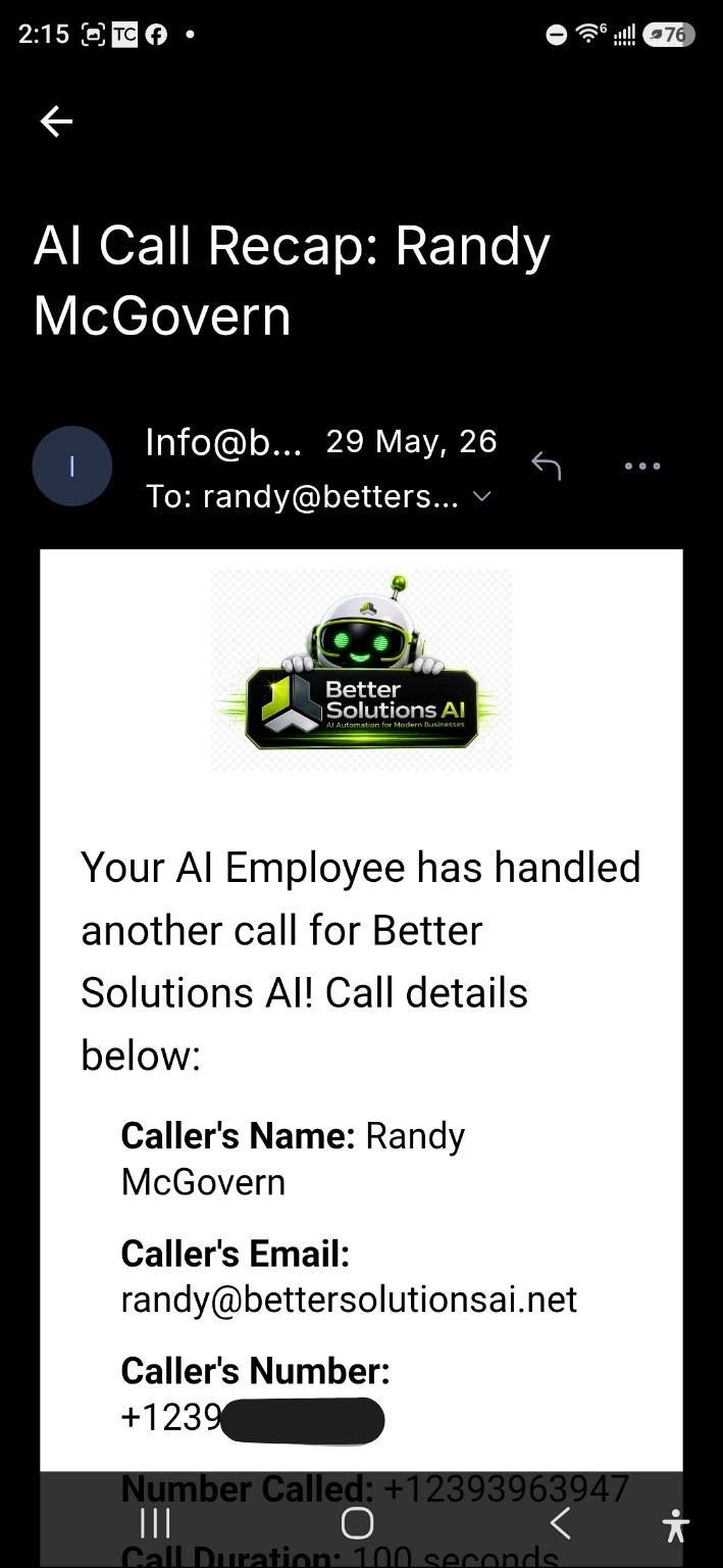 Call Recap