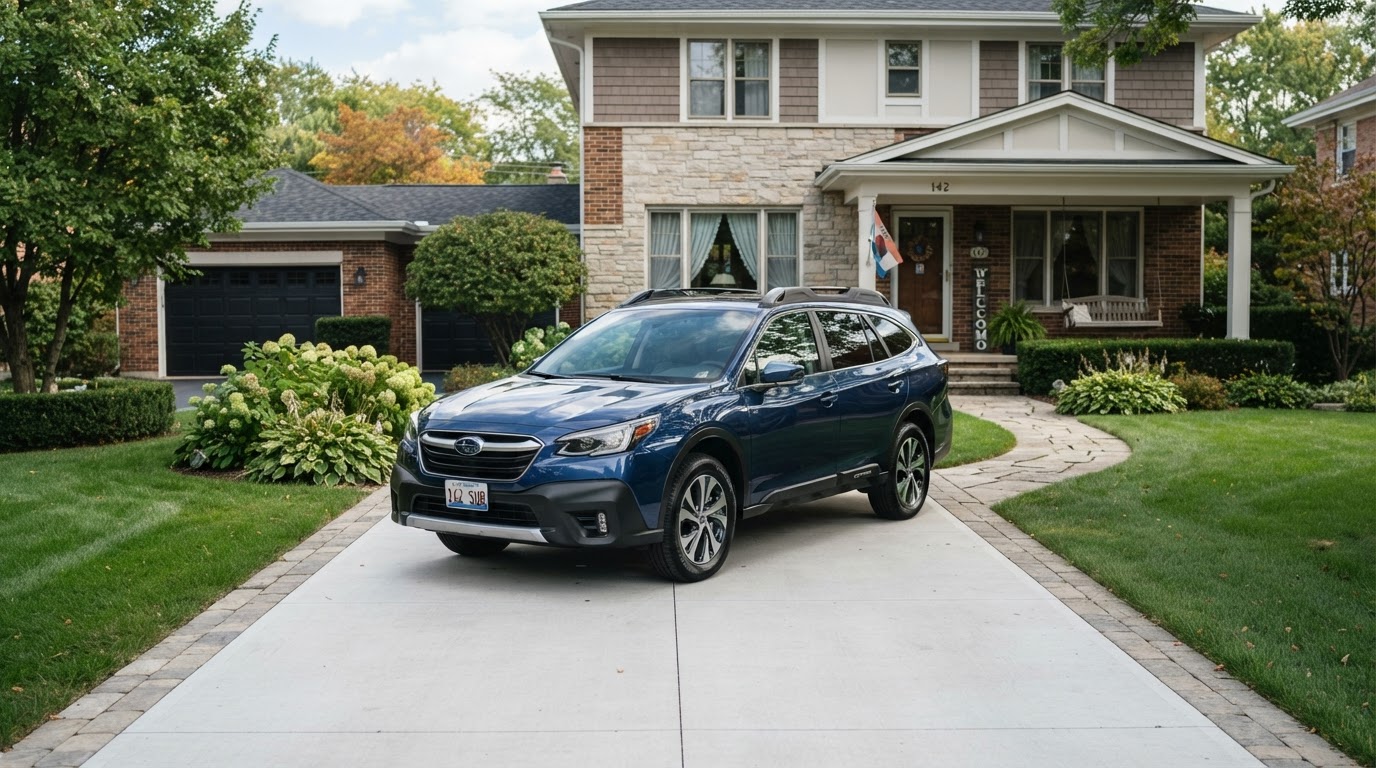 Vehículo familiar protegido con seguro de auto en Illinois
