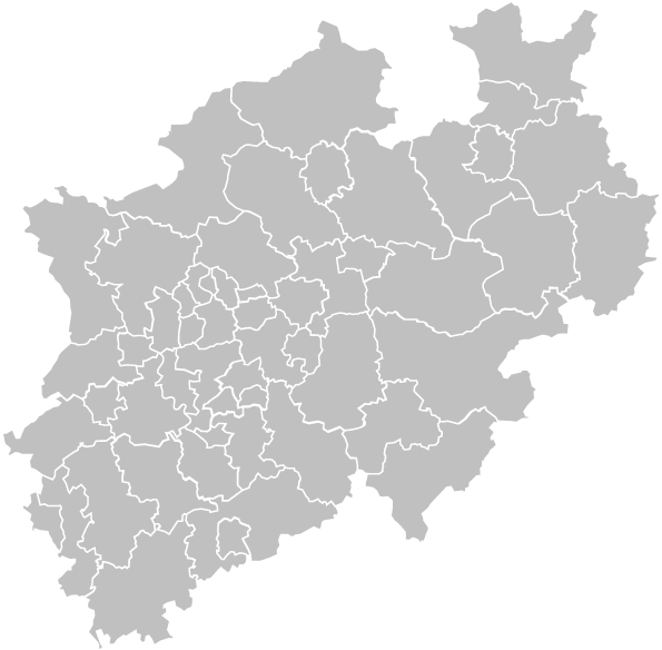 NRW Map Outline