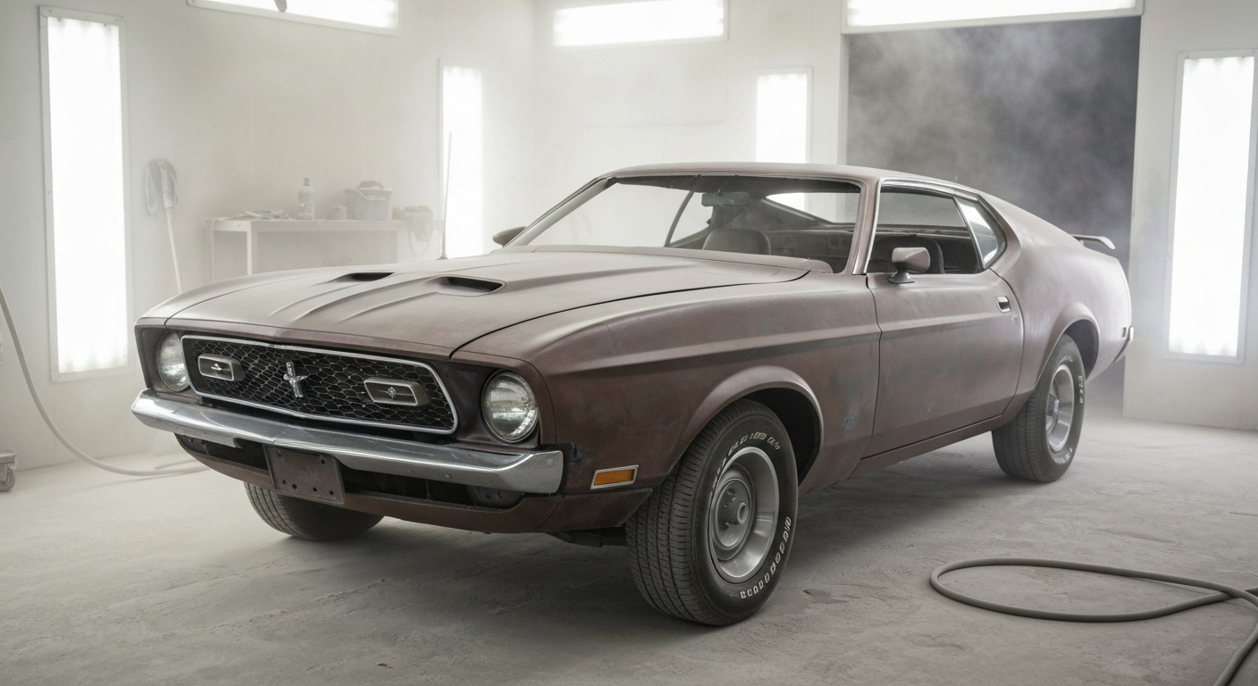 Automotive sandblasting and restoration services