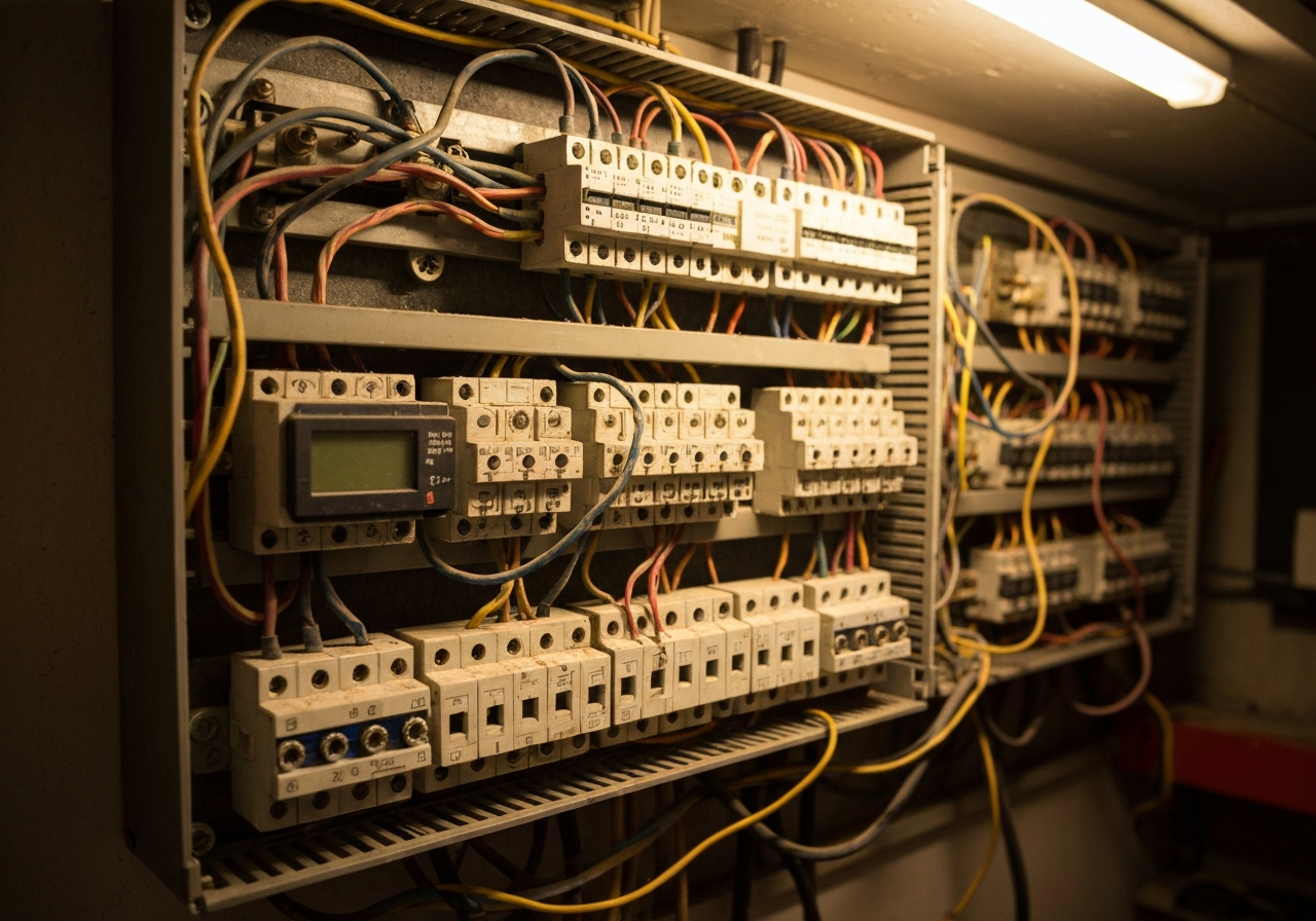Old Ceramic Fuse Box