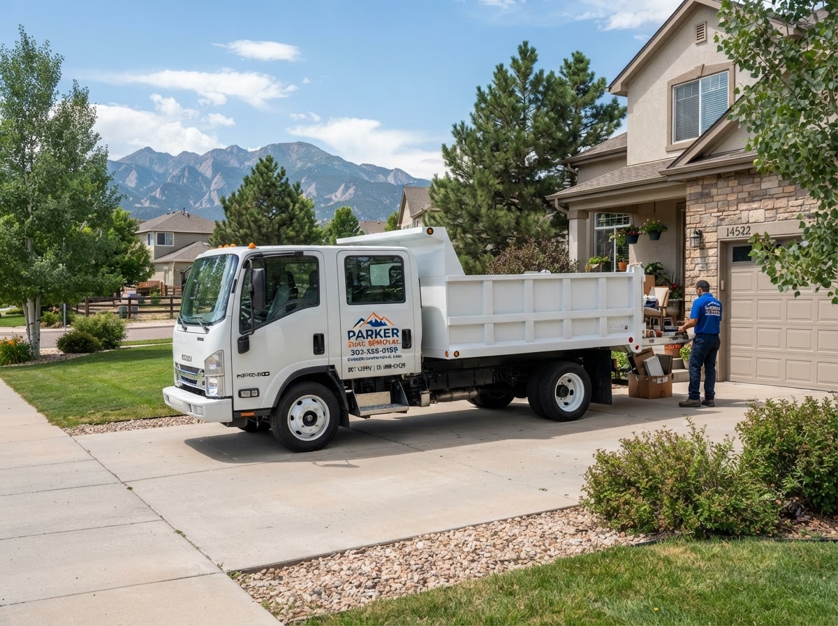Parker Junk Removal dump truck ready for service