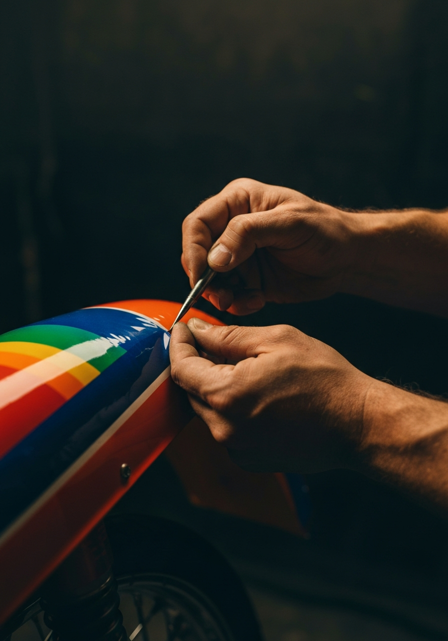 Craftsperson working
