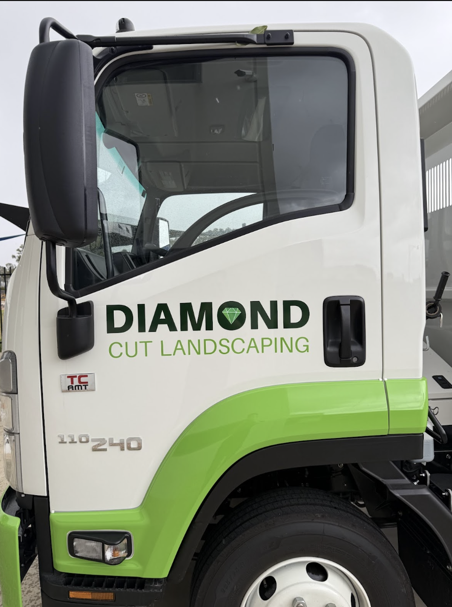 Diamond Cut Landscaping Truck Side