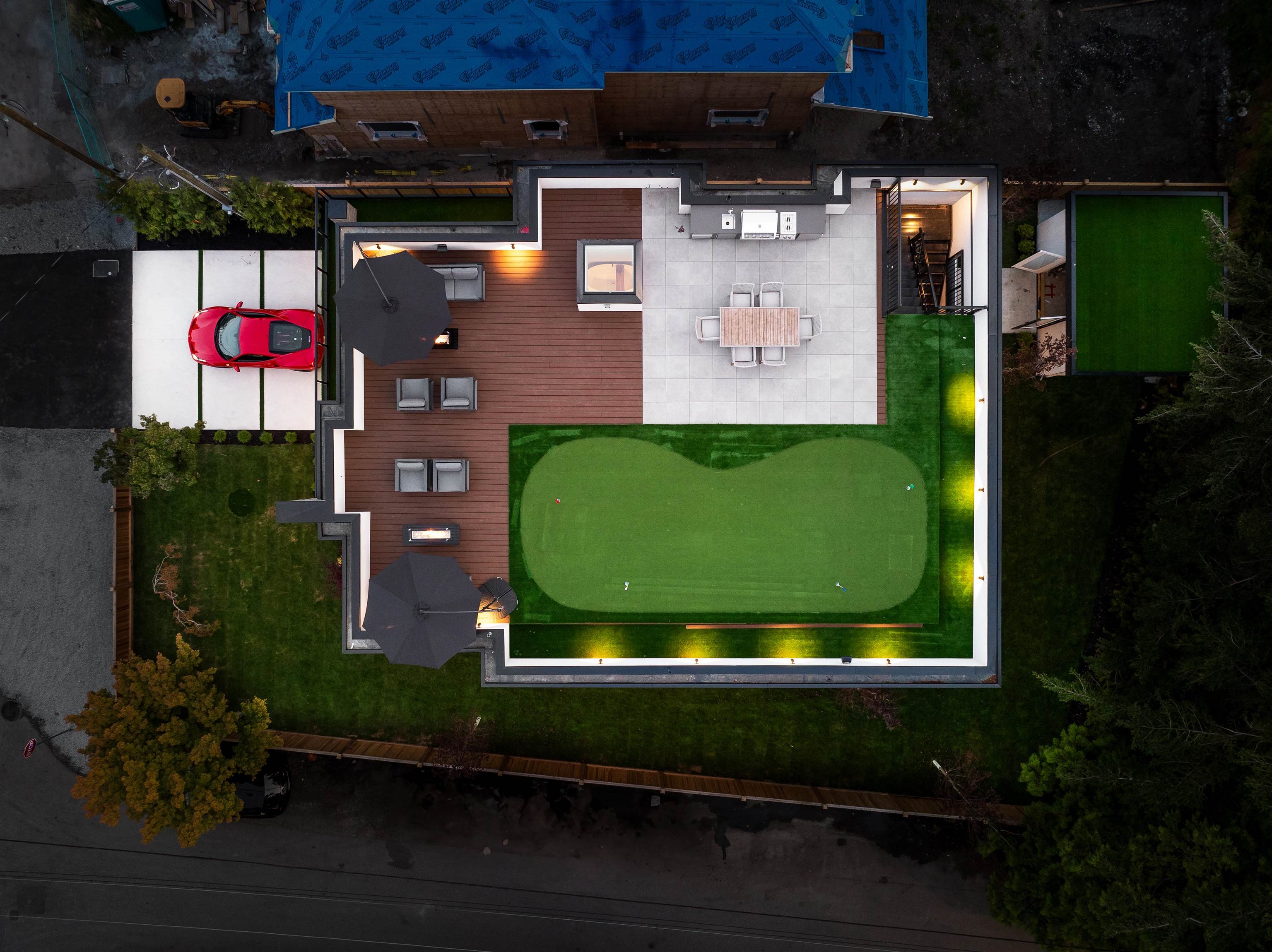 Rooftop Golf View