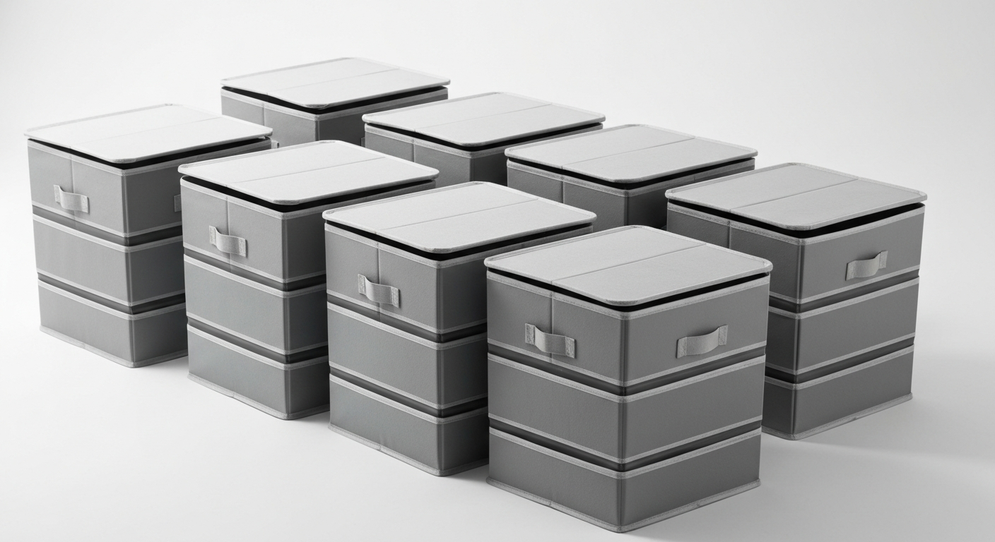 Collapsible Fabric Cubes