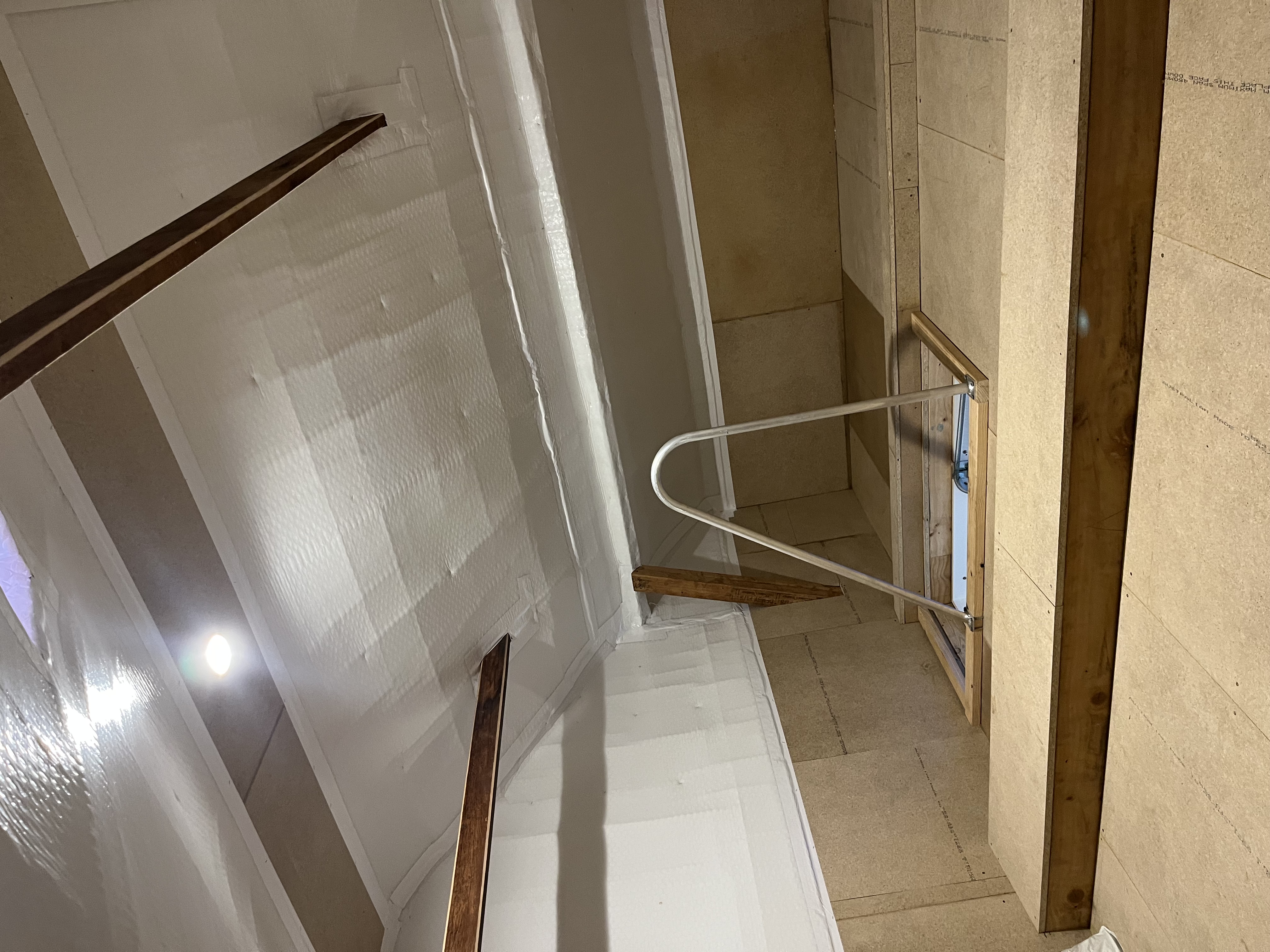 Attic with LED Lighting