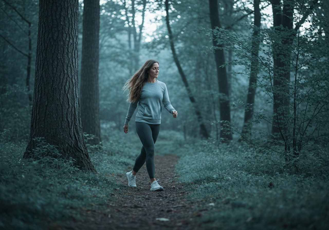Peaceful walk