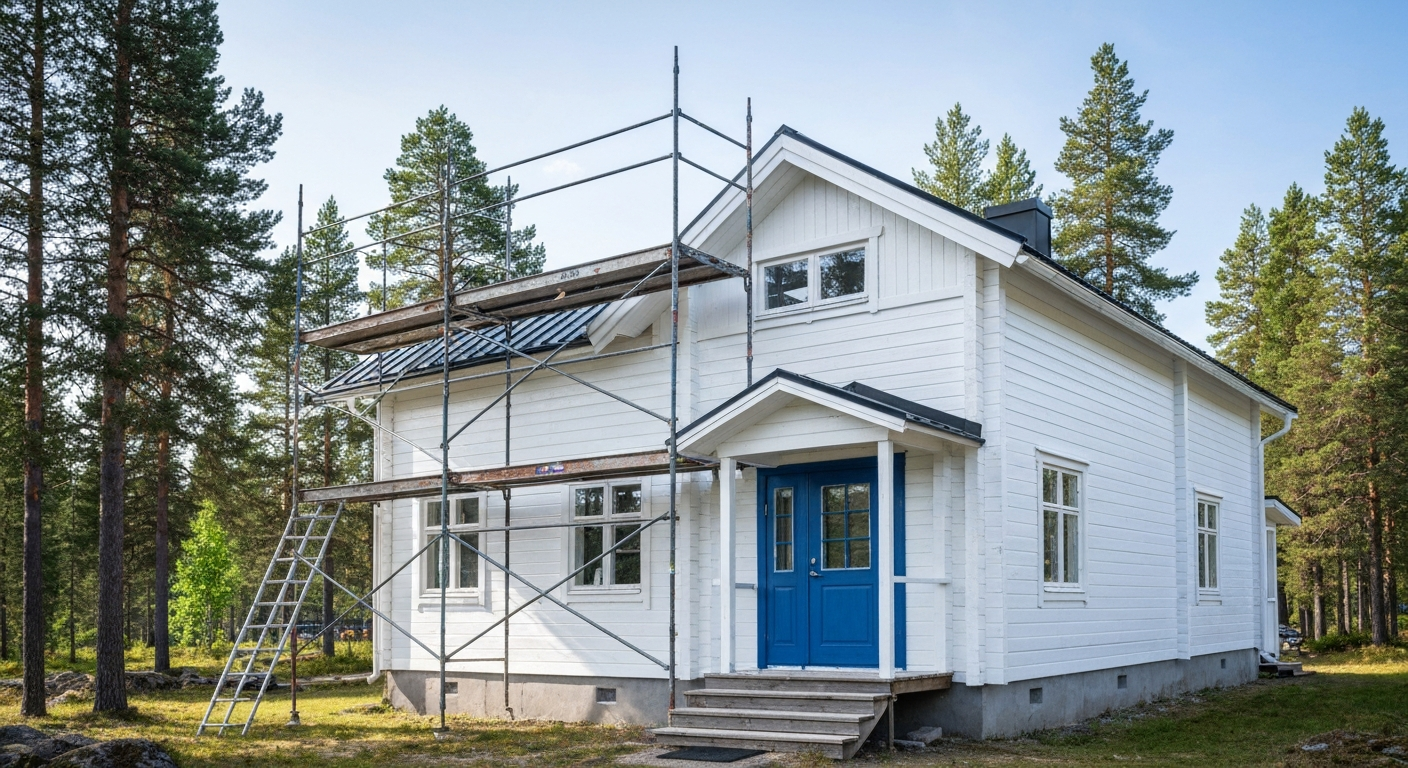 Maalaustyöt Kuusamossa: paljonko talon maalauttaminen maksaa ja mitä kannattaa huomioida?