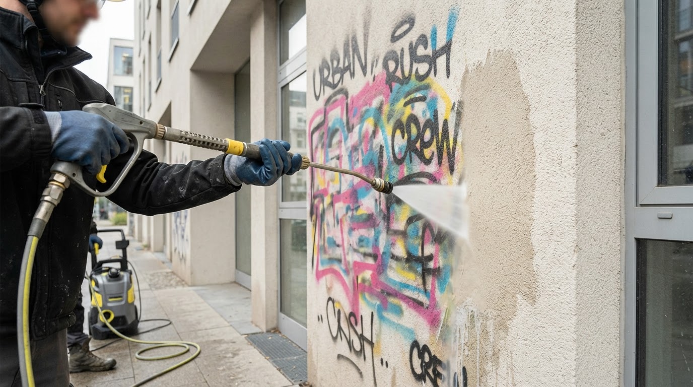 Graffiti entfernen oder überstreichen — die richtige Entscheidung treffen