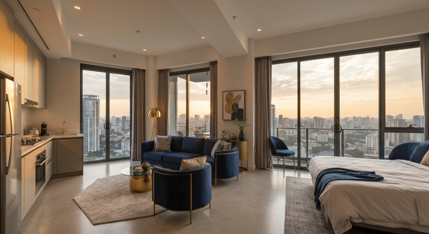 Modern Manila Condo Interior