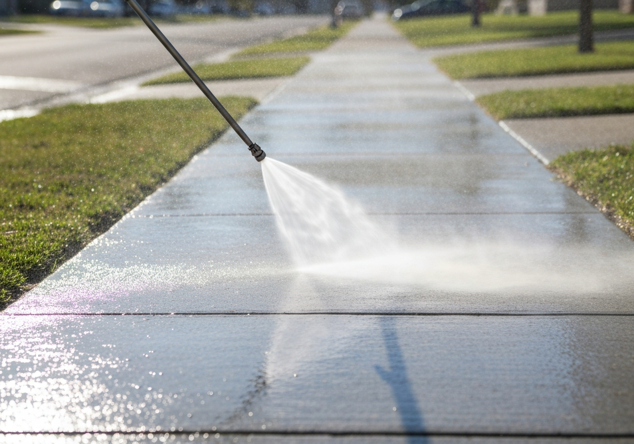 Sidewalk Cleaning