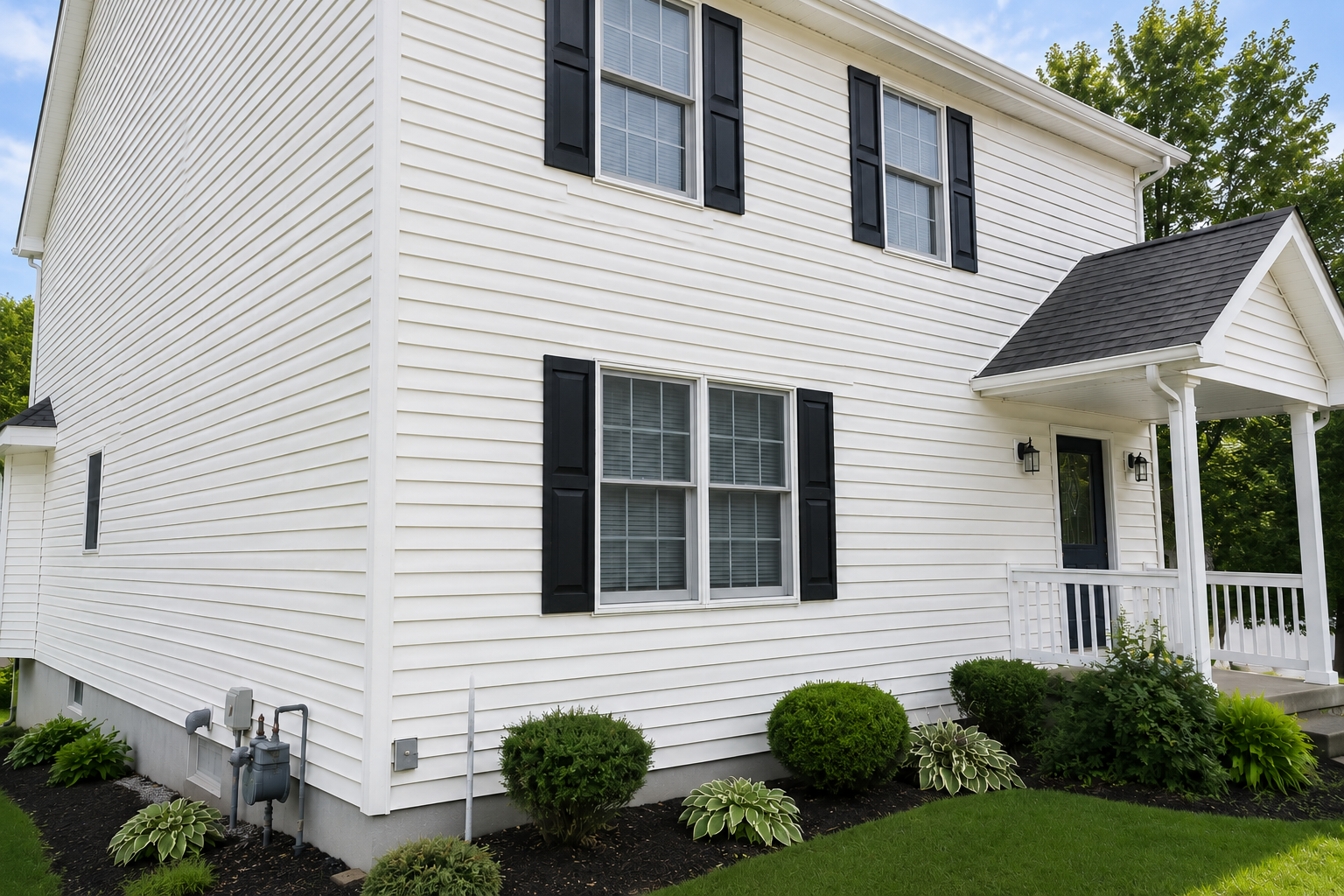 After Siding Cleaning