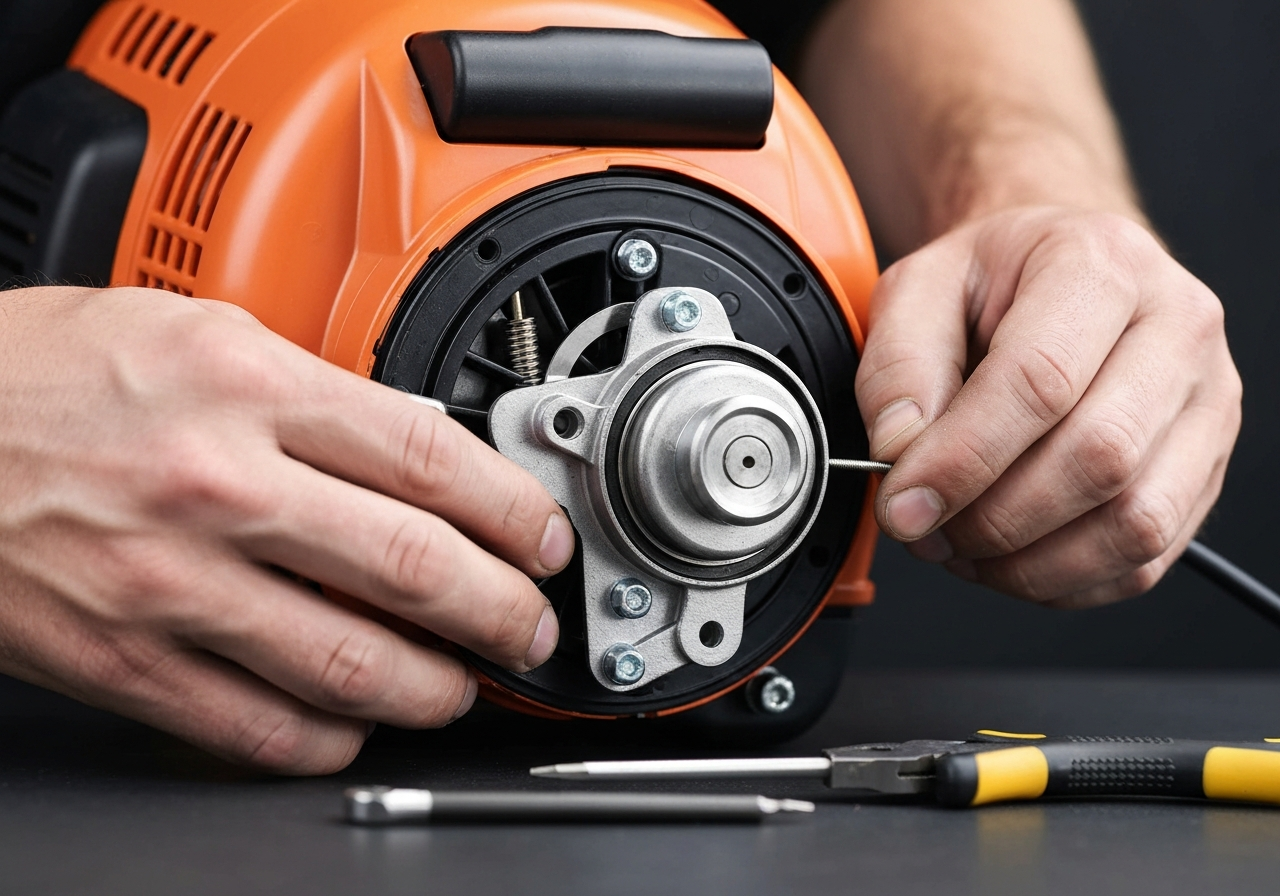 Pull-cord recoil repair
