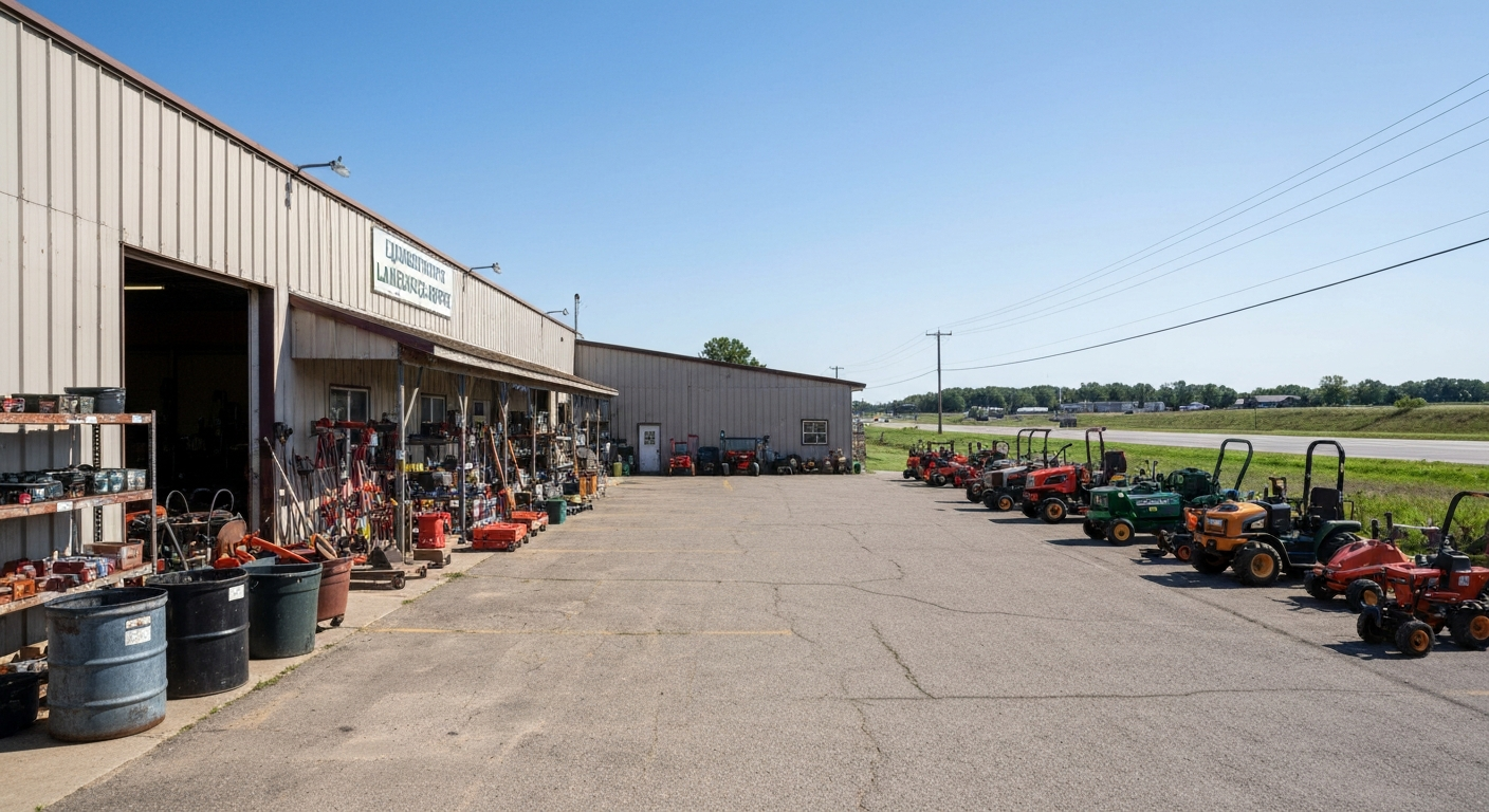 RLES shop exterior on Highway 32