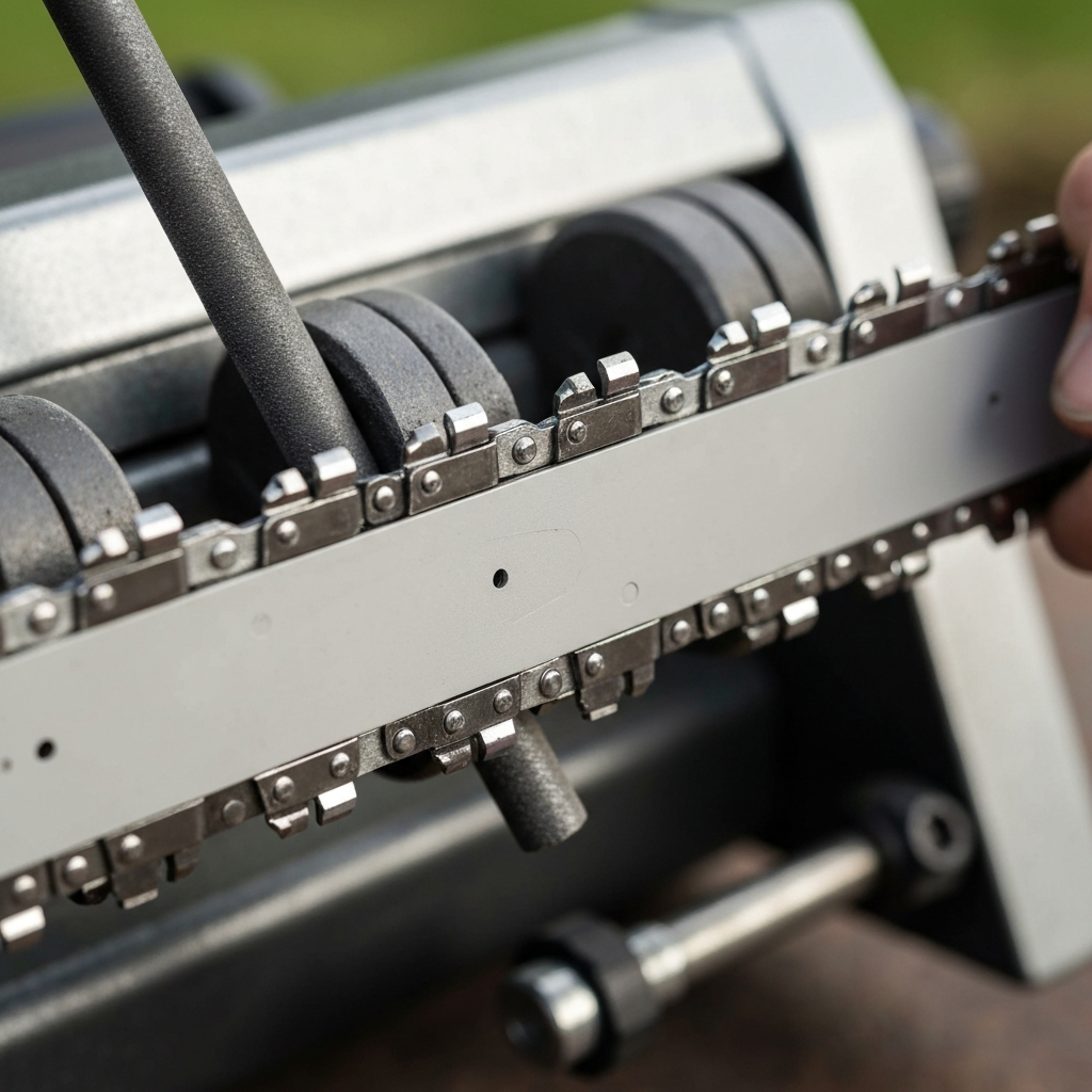 Chainsaw Chain Sharpening
