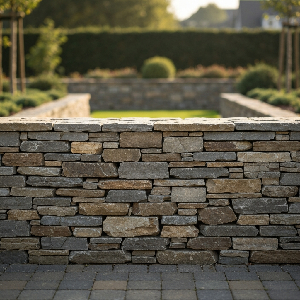Natural stone installation