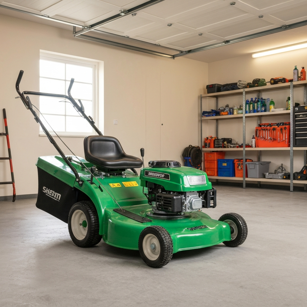Well-maintained mower starting easily