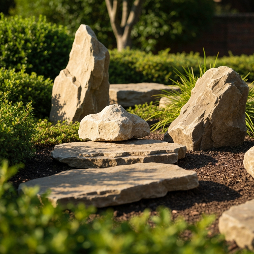 Natural stone installation